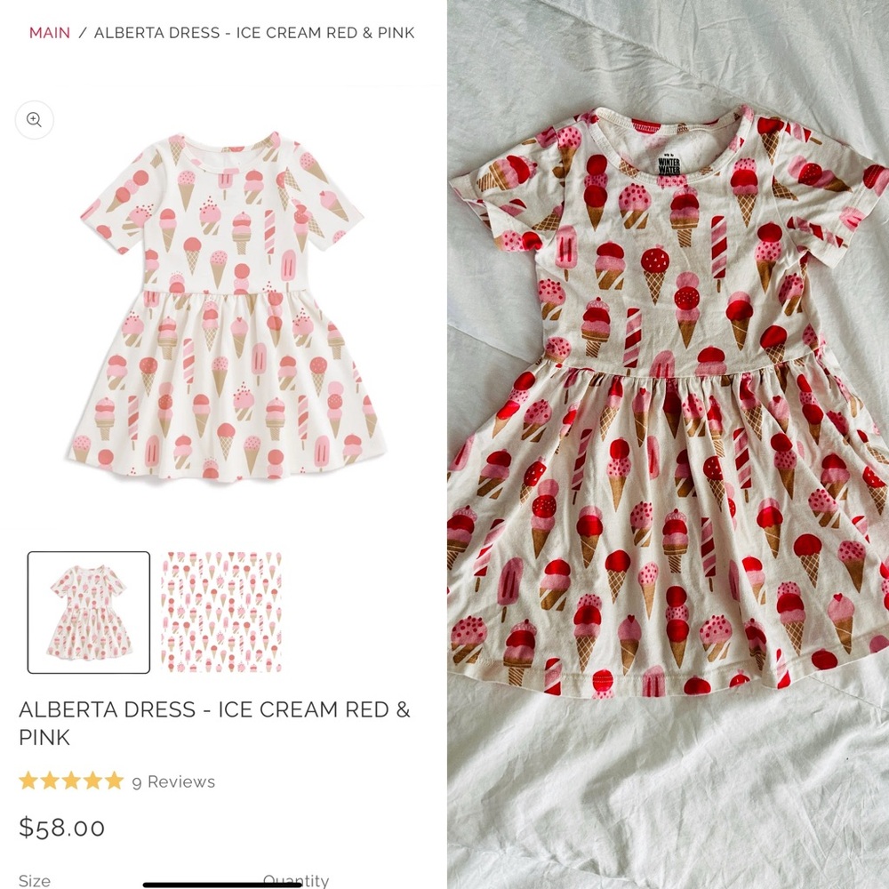 Winter Water Factory Organic Cotton Alberta Dress